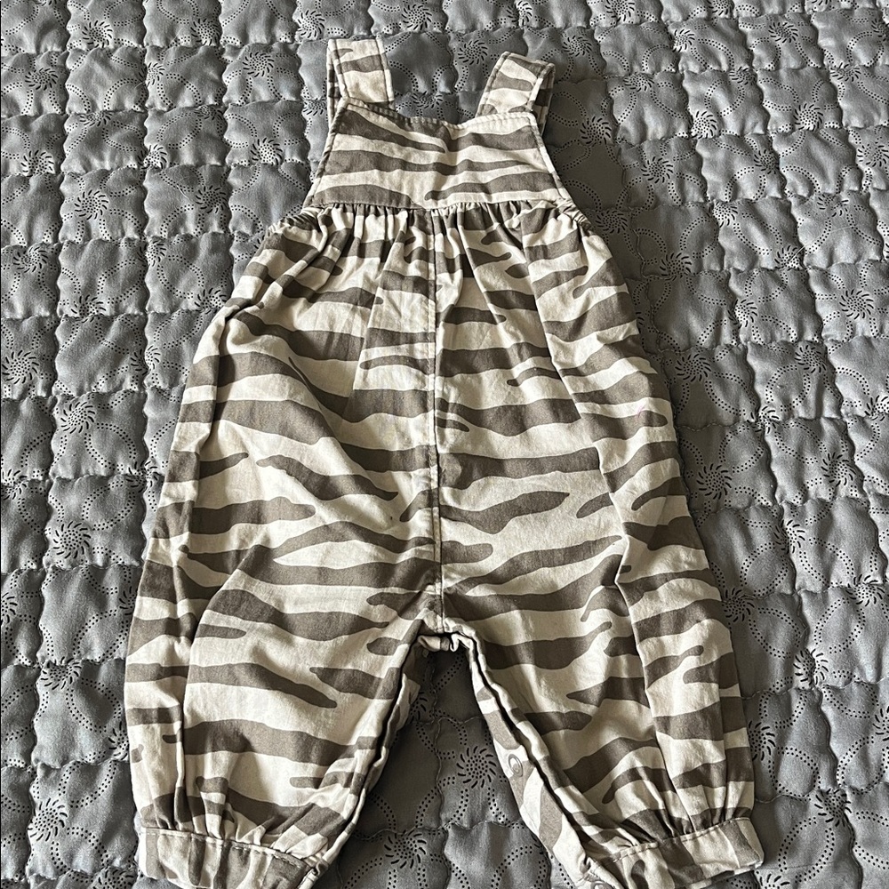 Carter's Camouflage Overalls with Pink Accent - Picture 2 of 3